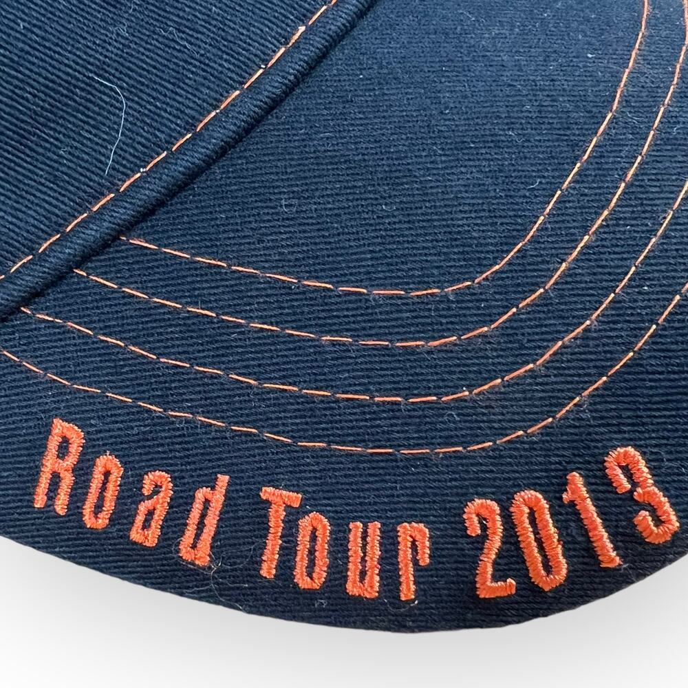 Harley Davidson Road Tour 2013 Hat Black Embroidered Motorcycle Biker Adjustable - Picture 3 of 11